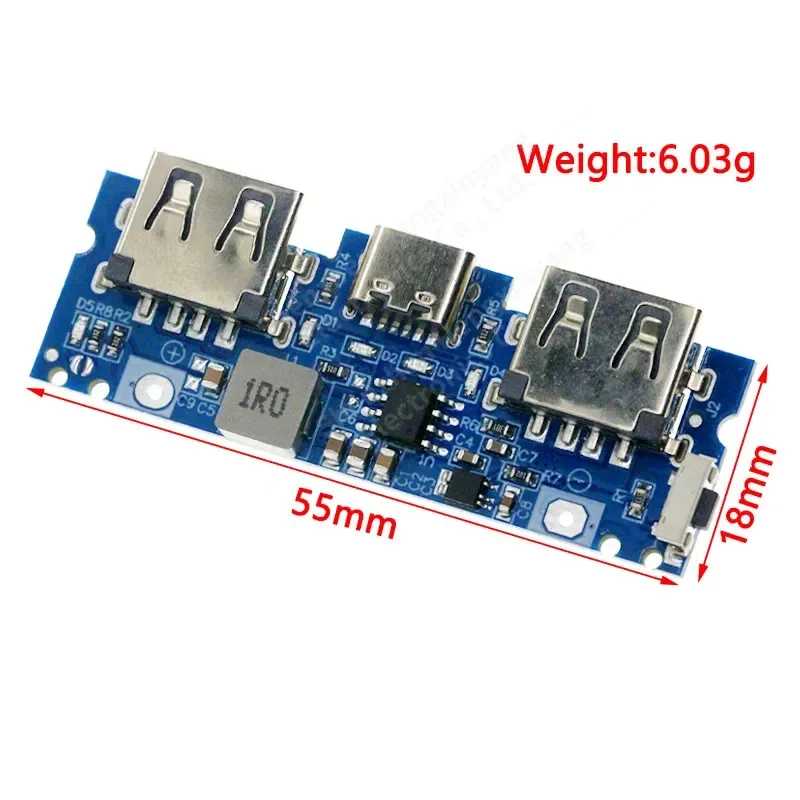 Фотография №4 товара 1-20 штук H.X.Y Micro/Type-C USB 5V 2.4A Двойная USB-плата зарядного