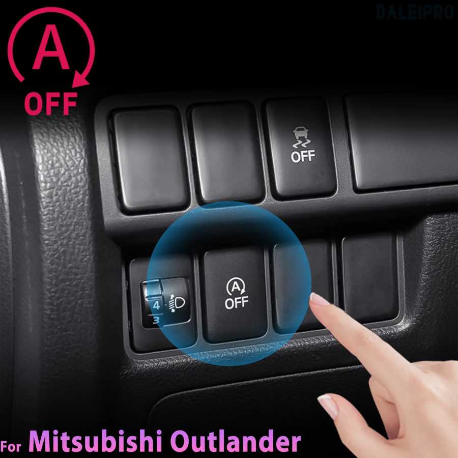 Для Mitsubishi Outlander 2013-2020 автоматическая система остановки и запуска двигателя, выключаемая интеллектуальная выключенная система автомобиля, автоматический старт-стоп-элиминатор Детали интерьера