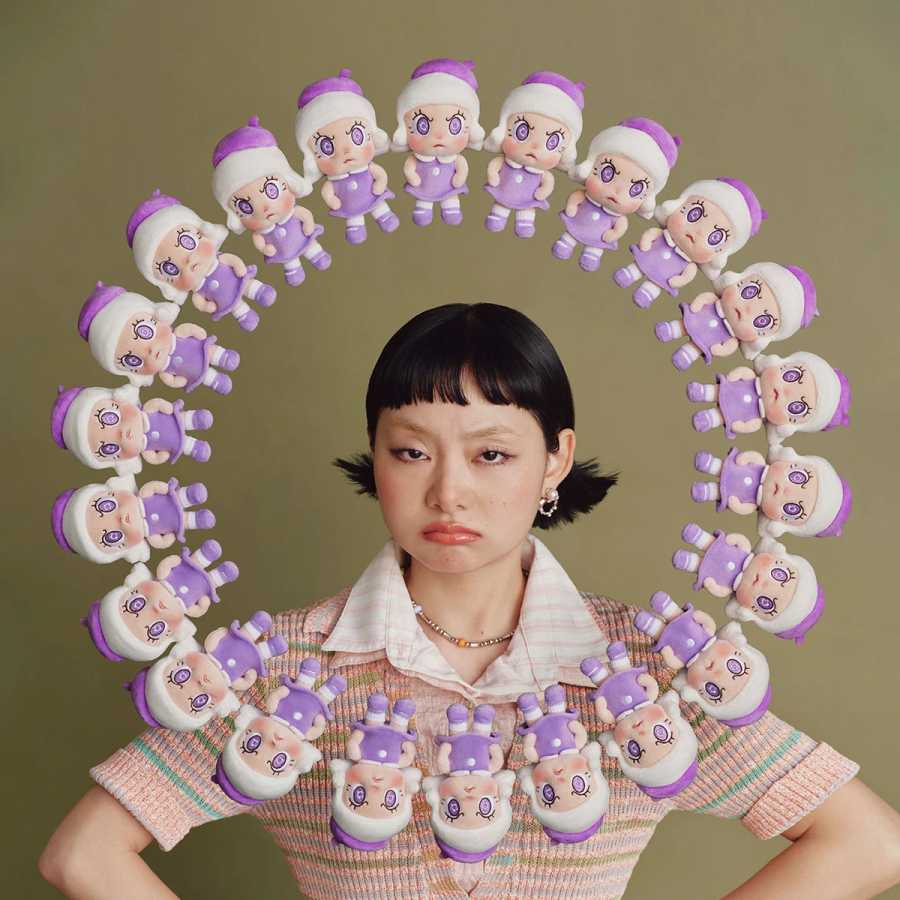 Фотография №4 товара POP MART Angry Molly - Серия Angry Energy: Плюшевый брелок-подвеска,