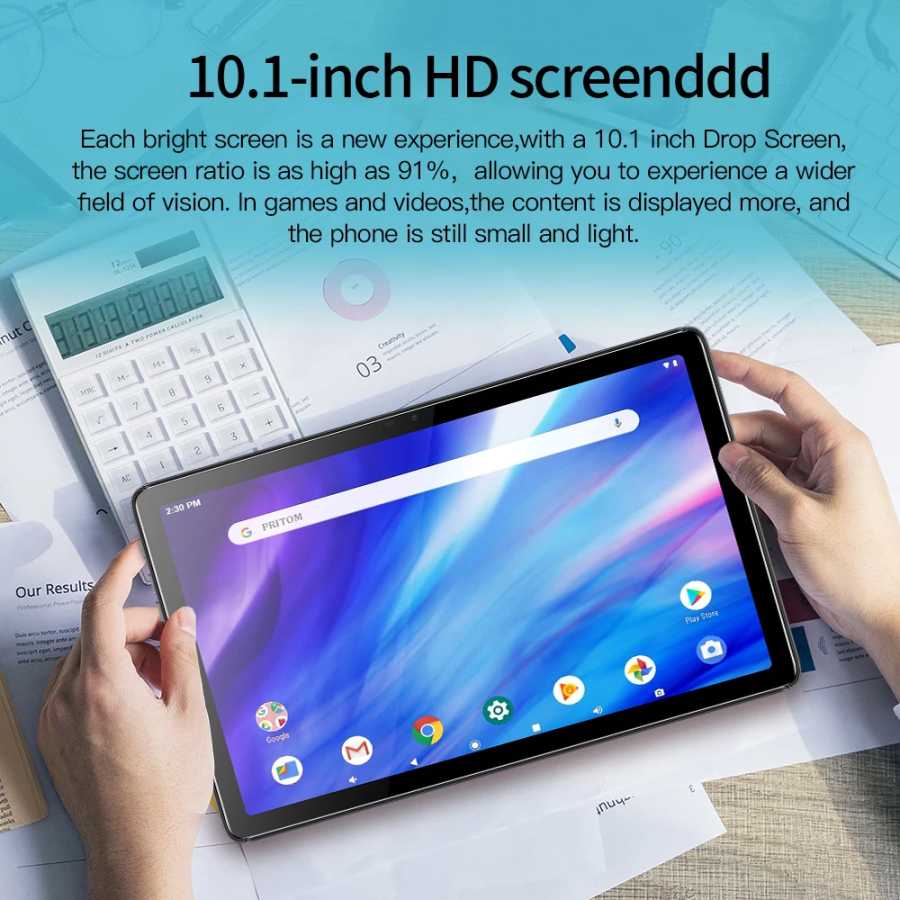 Фотография №2 товара BDF-Y7 Новый 5G Pad 10,1-дюймовый планшет, восьмиядерный процессор, 8 ГБ