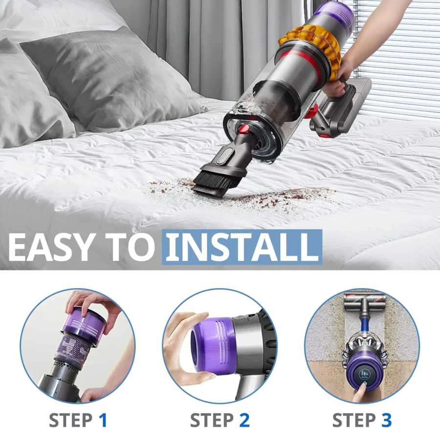 Фотография №5 товара Для Dyson V11 Animal/V11 Torque Drive V15 Detect аксессуары моющийся