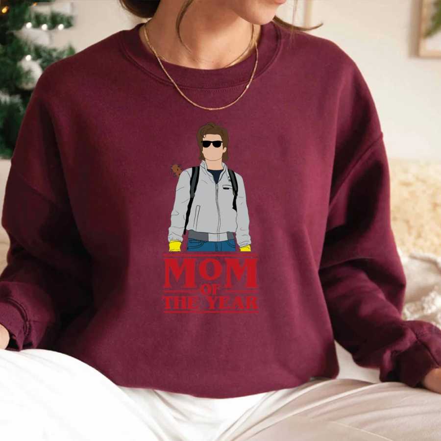 Фотография №3 товара Свитшот Steve Harrington Mom of The Year, унисекс, с длинным