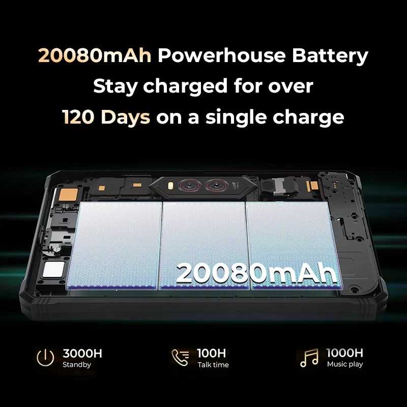 Фотография №2 товара Новый прочный планшет HOTWAV R9 Plus, Android14, 11 дюймов, FHD,
