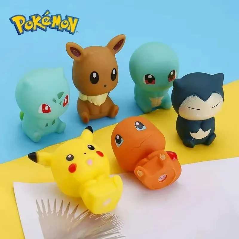 Фотография №1 товара Pokemon 6 шт./компл. детские игрушки для ванной комнаты Пикачу Бульбазавр