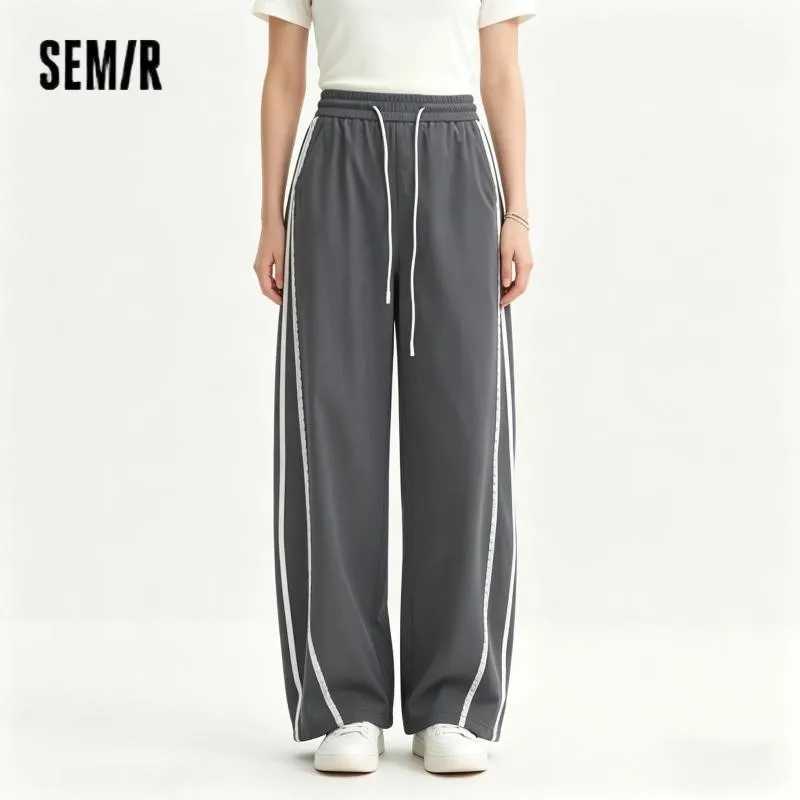 Женские брюки Semir, цвет 2026, с оборками, на шнурке, 3D крой, городской повседневный стиль, мягкие, удобные, на каждый день Брюки и бриджи
