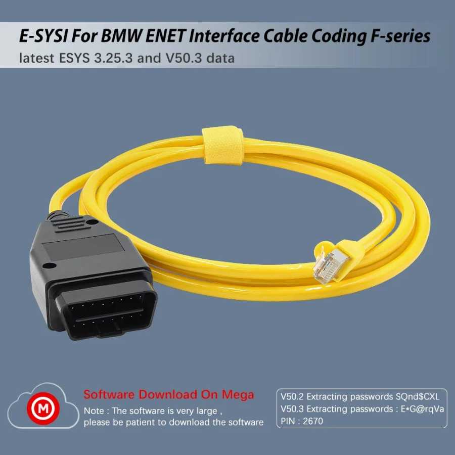 Фотография №5 товара JieYuan ENET кабель обновление скрытых данных ICOM кодирование ECU программатор