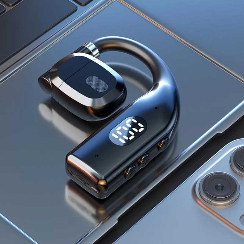 Фотография №4 товара Наушники Earhooks, беспроводные Bluetooth 5,4, игровая спортивная гарнитура, Hi-Fi стерео