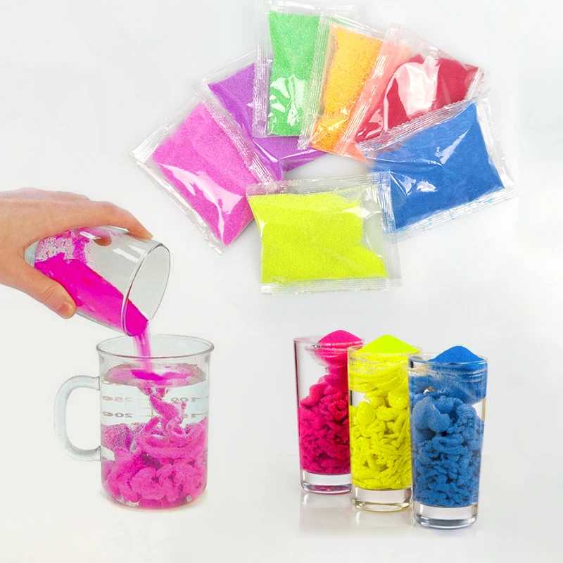 DIY Волшебный Песок Игрушка Не Мокрый Красочный Космический Песок Водонепроницаемый Удивительный Слиз Литье Антистресс Игрушки Песка для Детей Подарки Для Детей Обучение и образование