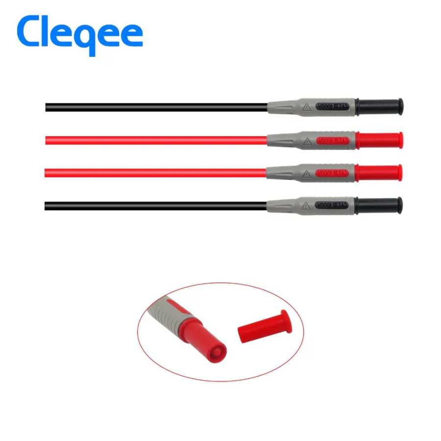 Фотография №3 товара Cleqee P1032 p1033 Тестовый кабель мультиметра Литой под давлением 4
