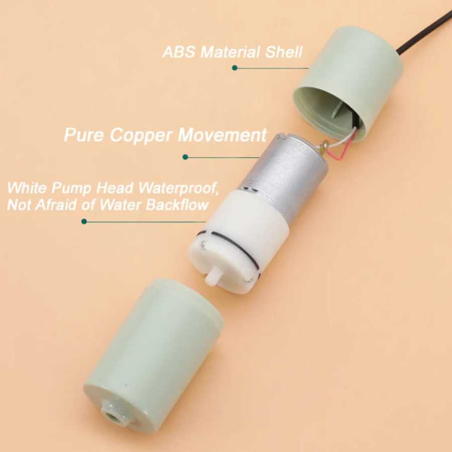 Фотография №4 товара Портативный USB-компрессор для аквариума 5В, бесшумный мини-аэратор, кислородный компрессор для