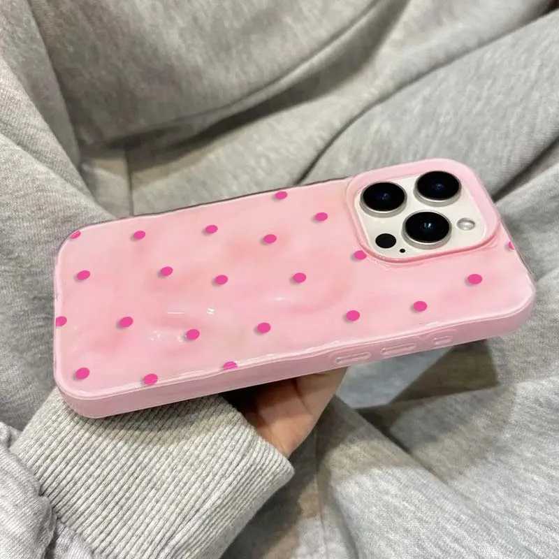 Фотография №3 товара Черный чехол для телефона в горошек для iPhone 17 Pro