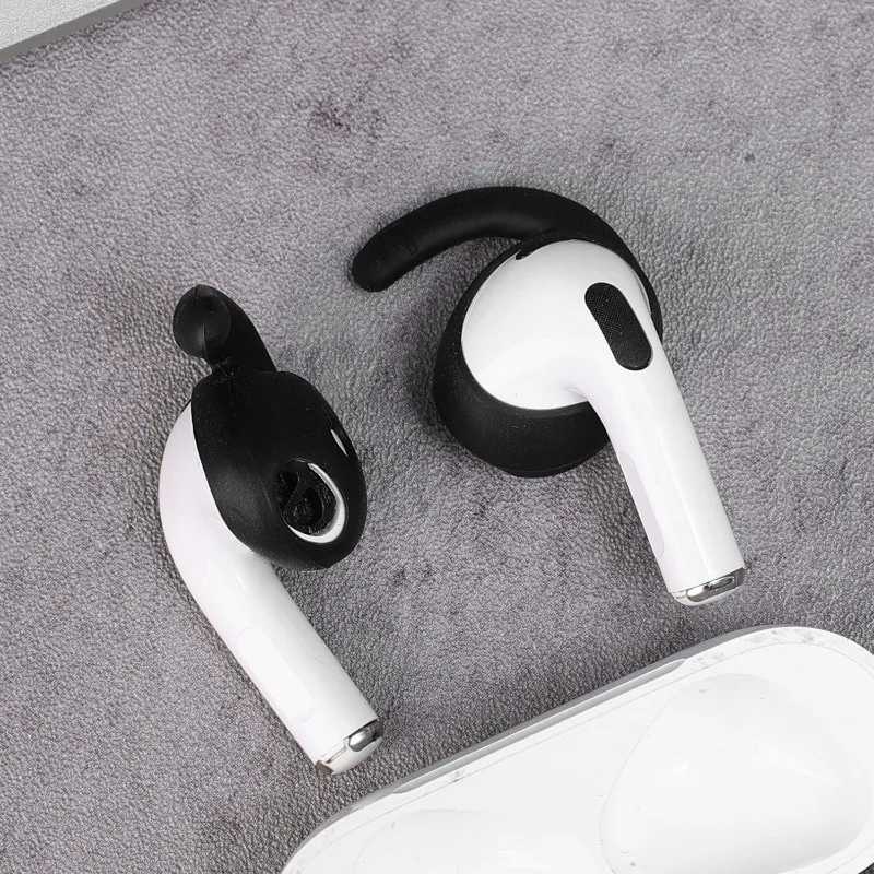 Фотография №3 товара 3/1 пара силиконовых ушных крючков для Apple Airpods 4, мягкие