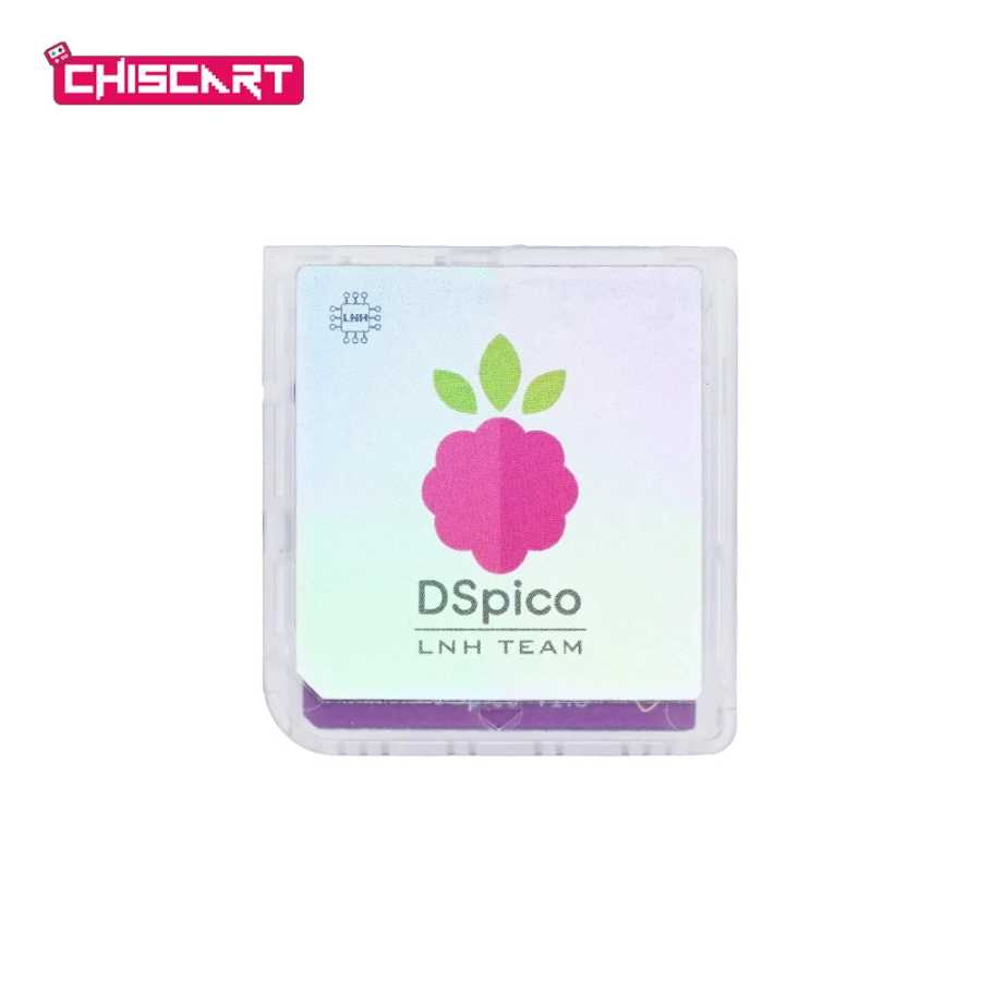 Прозрачный чехол Chiscart DSpico Game Reader Cart, изготовленный методом литья под давлением, с микроконтроллером RP2040 для консолей NDS, NDSL, DSi, 3DS Видеоигры и аксессуары