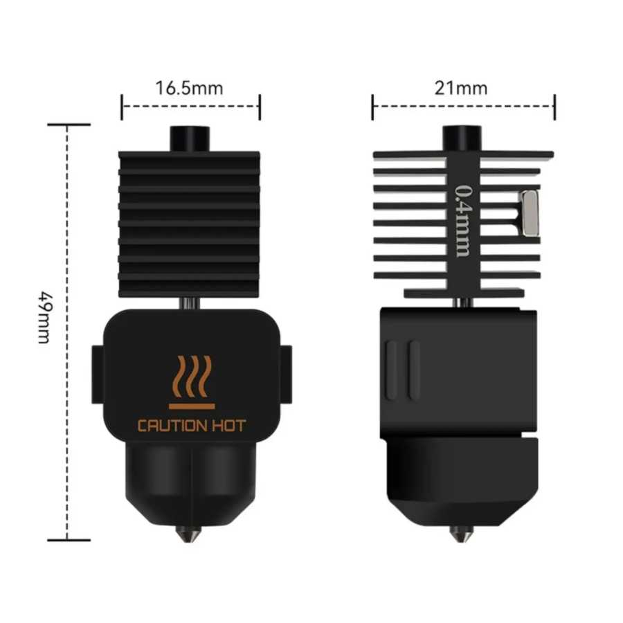 Фотография №3 товара Комплект хотэнда для Bambu Lab A1/A1 Mini/A2L: высокоскоростная сборка хотэнда
