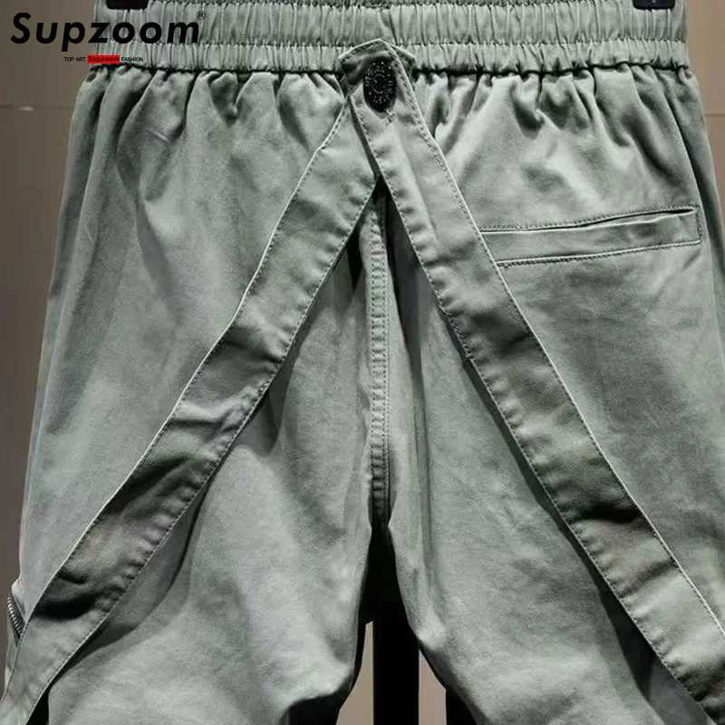 Фотография №3 товара Supzoom Новое поступление, популярный топ, модные свободные хлопковые карманы, распродажа,