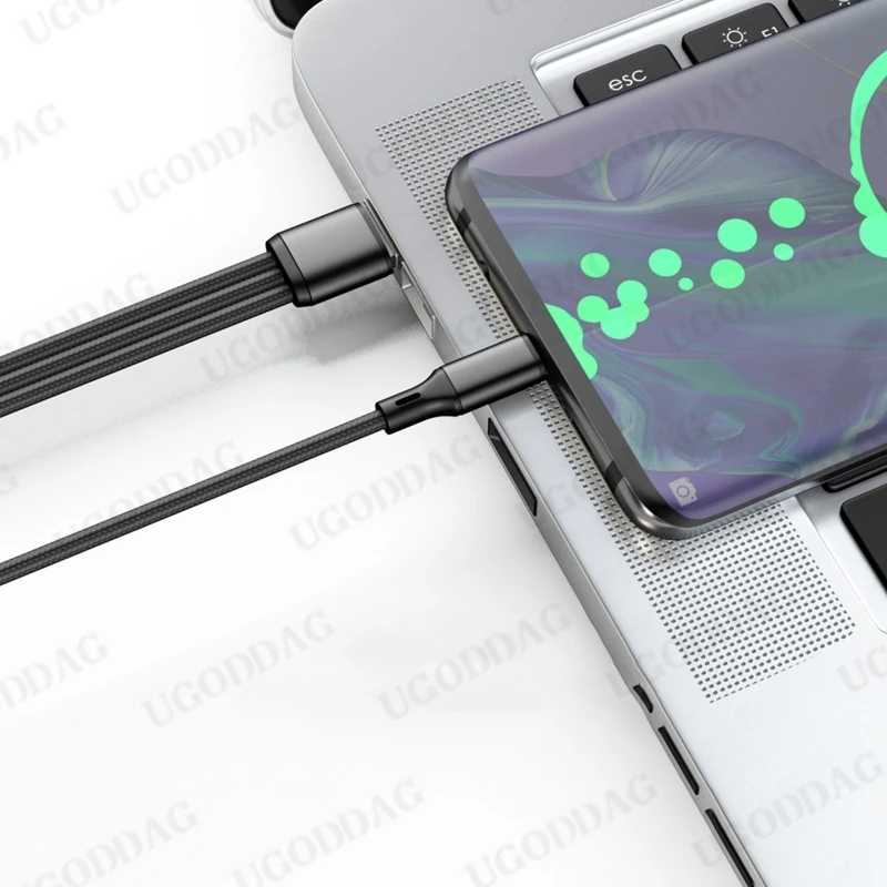 Фотография №3 товара USB-кабель для зарядки 3 в 1, разветвитель 3 типа C,