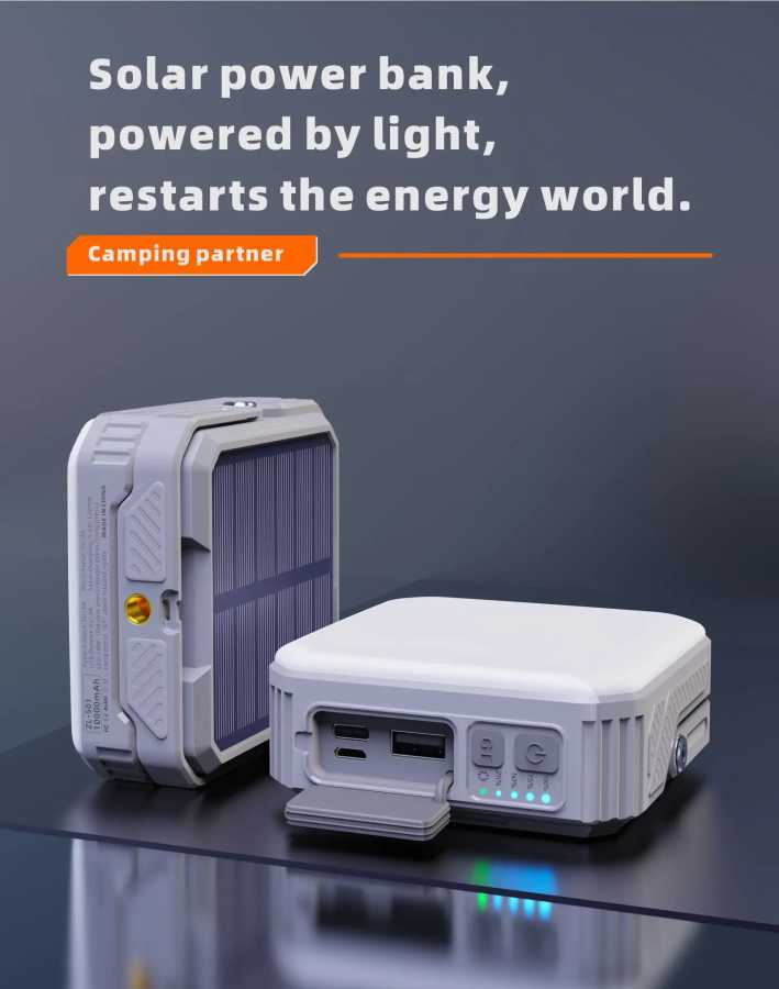 10000 мАч солнечный аккумулятор для кемпинга, зарядка Powerbank, внешний аккумулятор, портативное зарядное устройство, запасная батарея для iphone Samsung Аксессуары для мобильных телефонов