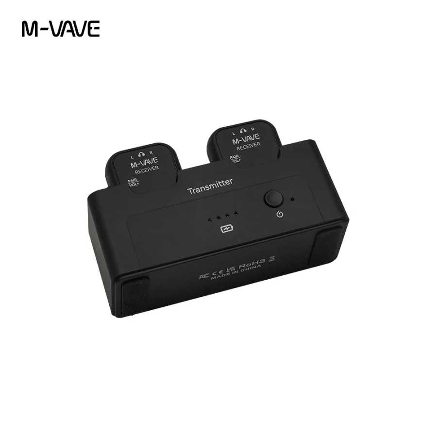 Фотография №4 товара M-VAVE WP-12 2,4G беспроводные наушники монитор аудиосистема передача стерео моно