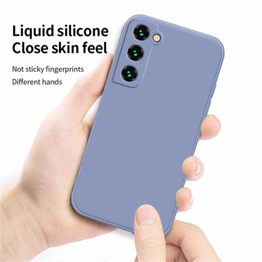 Фотография №3 товара Роскошный жидкий силиконовый чехол для Samsung S25 S24 Galaxy S20