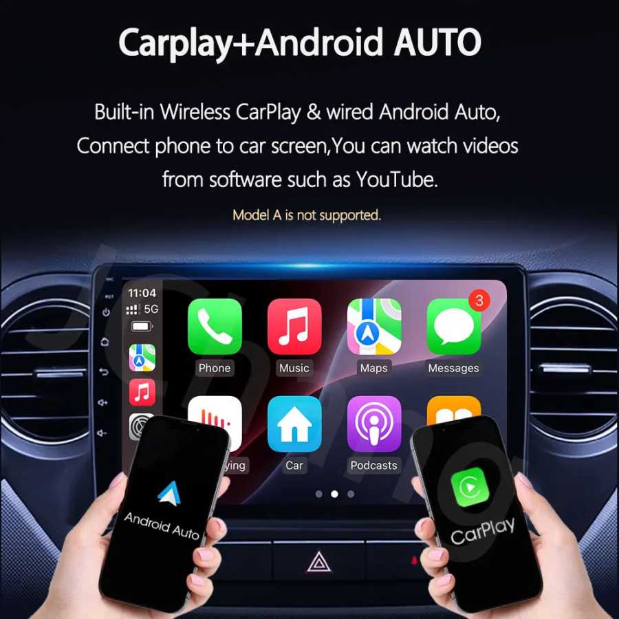 Фотография №2 товара Для Renault Clio 4 2012-2016: Автомагнитола с Carplay, мультимедийный видеоплеер,