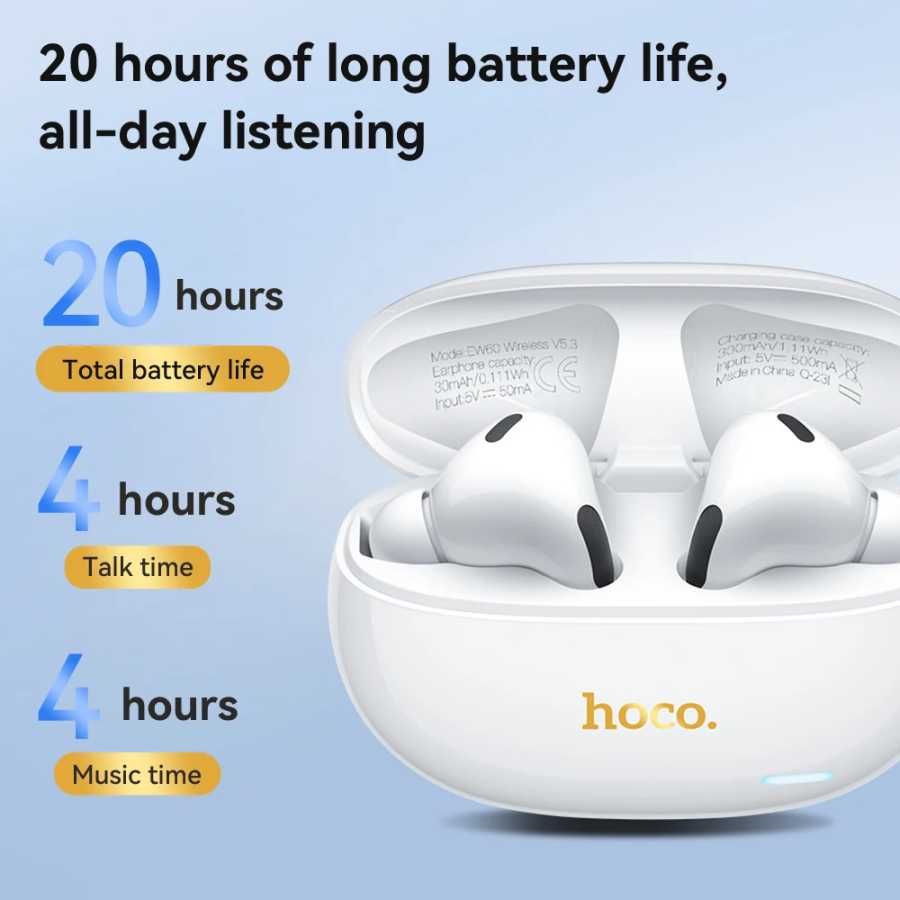 Фотография №4 товара Беспроводные наушники HOCO EW60 Bluetooth 5.0 с поддержкой Hi-Res Audio,