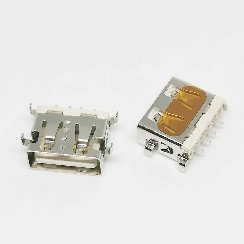 Фотография №4 товара Комплект из 5 USB-разъемов USB 2.0 (гнездо) для зарядки, порт