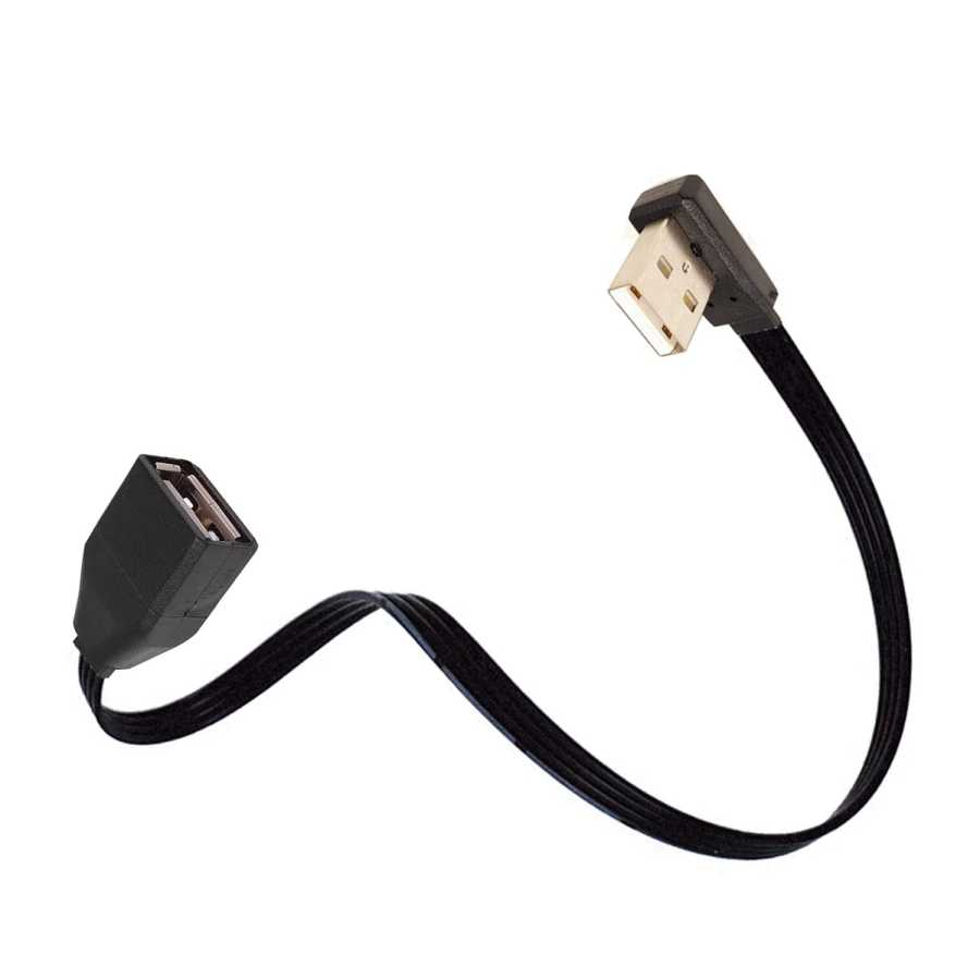 50 см 10 см 20 см 5 см USB 2.0 A штекер к гнезду 90 угловой удлинительный кабель-адаптер USB 2.0 &laquo;папа-мама&raquo; правый/левый/вниз/вверх кабель Компьютерная периферия