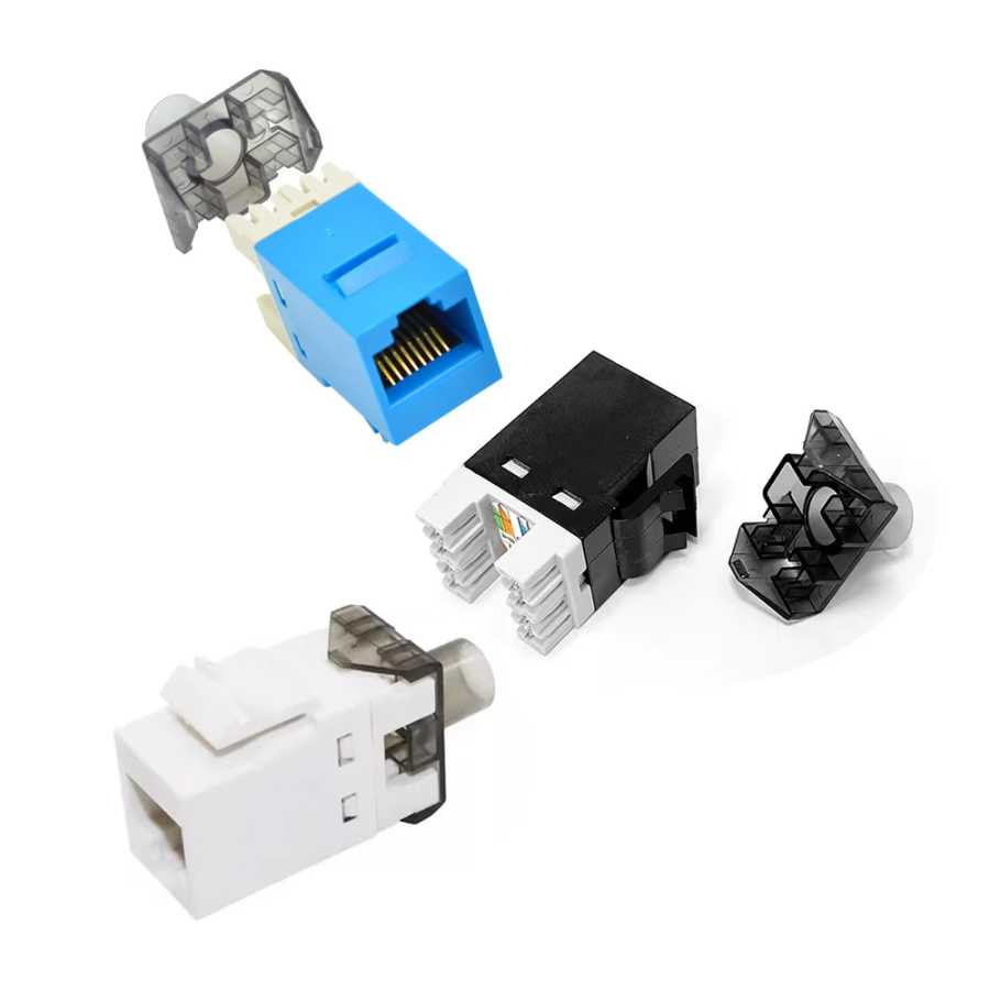 Сетевой модуль UTP RJ45 CAT6, информационная розетка, кабельный адаптер, Keystone Jack для ПК, для AMP CommScope Ethernet FACEPLATE Сетевое оборудование