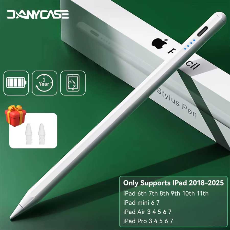 Стилус-карандаш M3 2025 года для iPad с функцией Palm Rejection для iPad Air 6, M2 Pro, M4, M5, iPad Pro 11, 12.9, 13, 7/8/9/10/11-го поколений, Mini 5, 6, 7 Аксессуары и запчасти для планшетов