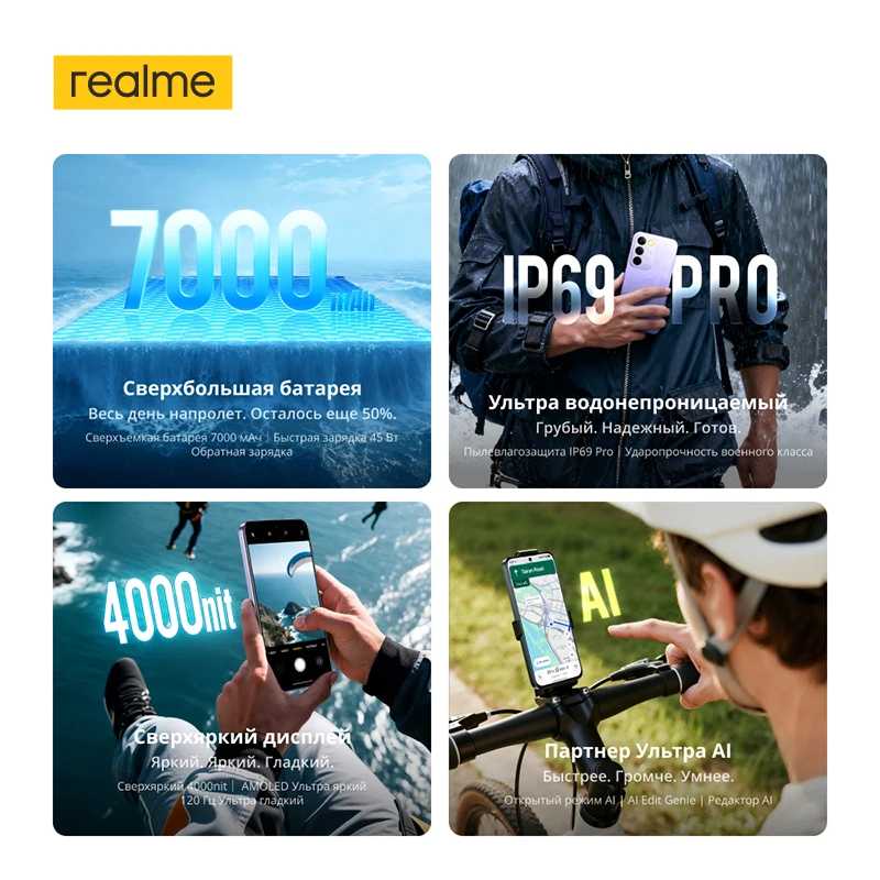 Фотография №1 товара Быстрая доставка: Смартфон realme C85 Pro 4G, российская версия, 6