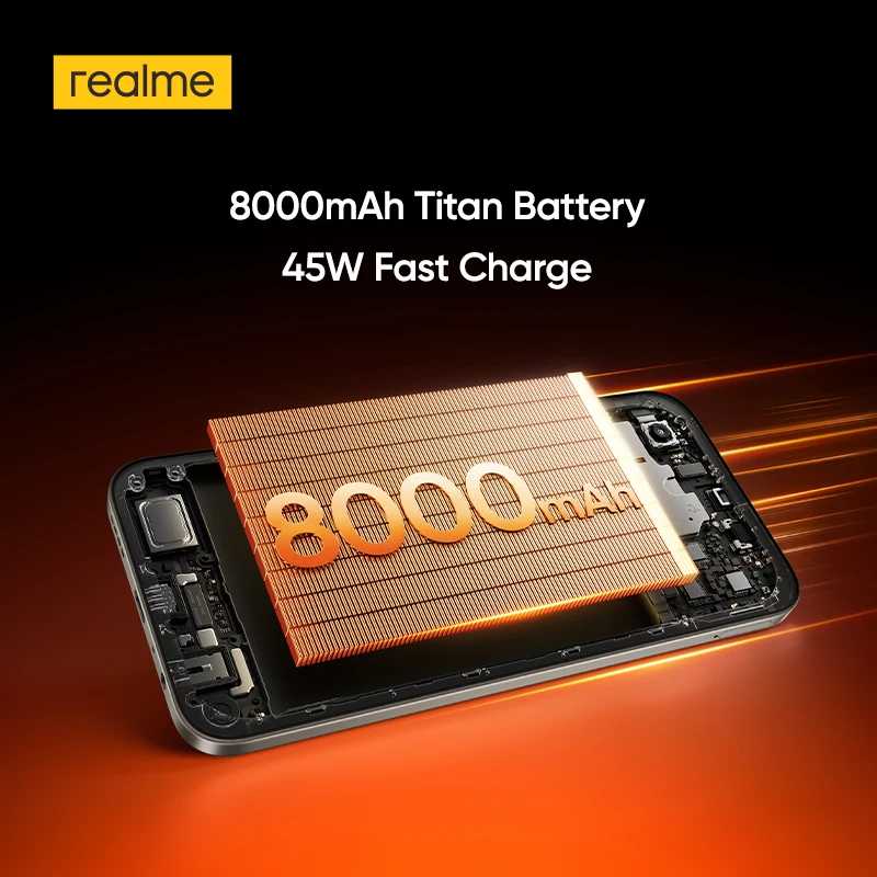 Фотография №2 товара Новинка Смартфон realme P4x с NFC, аккумулятором 8000 мАч, зарядкой