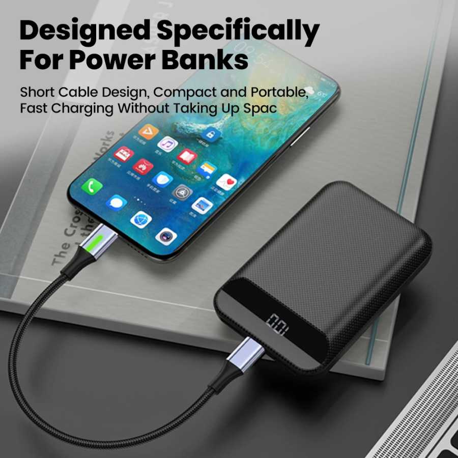 Фотография №5 товара Короткий кабель USB типа C до типа C, 25 см/50