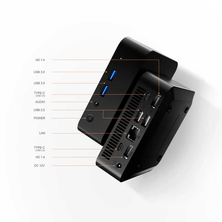 Фотография №5 товара Мини-ПК Chatreey T9 N3150 WIFI5 с Windows 11, ультракомпактный карманный