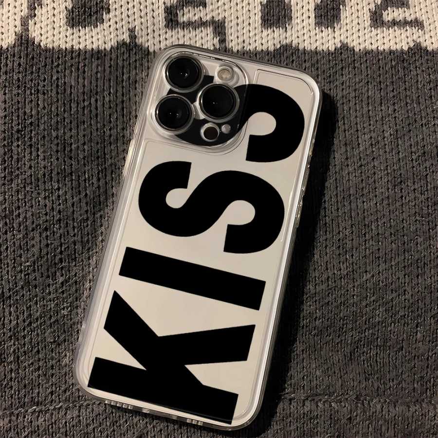 Фотография №2 товара Чехлы для телефонов Kiss English для iPhone 17, 16, 15,