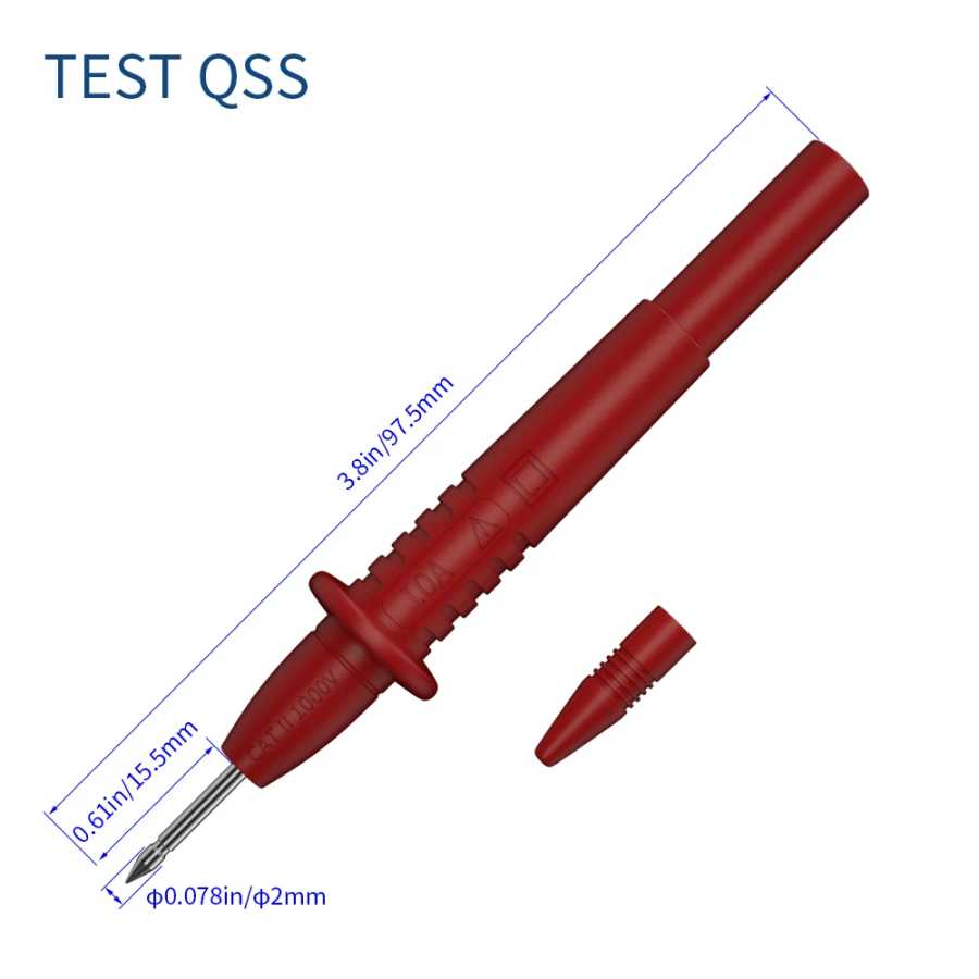 Фотография №2 товара QSS 23 шт. мультиметр тестовые выводы комплект с цифровым электрическим