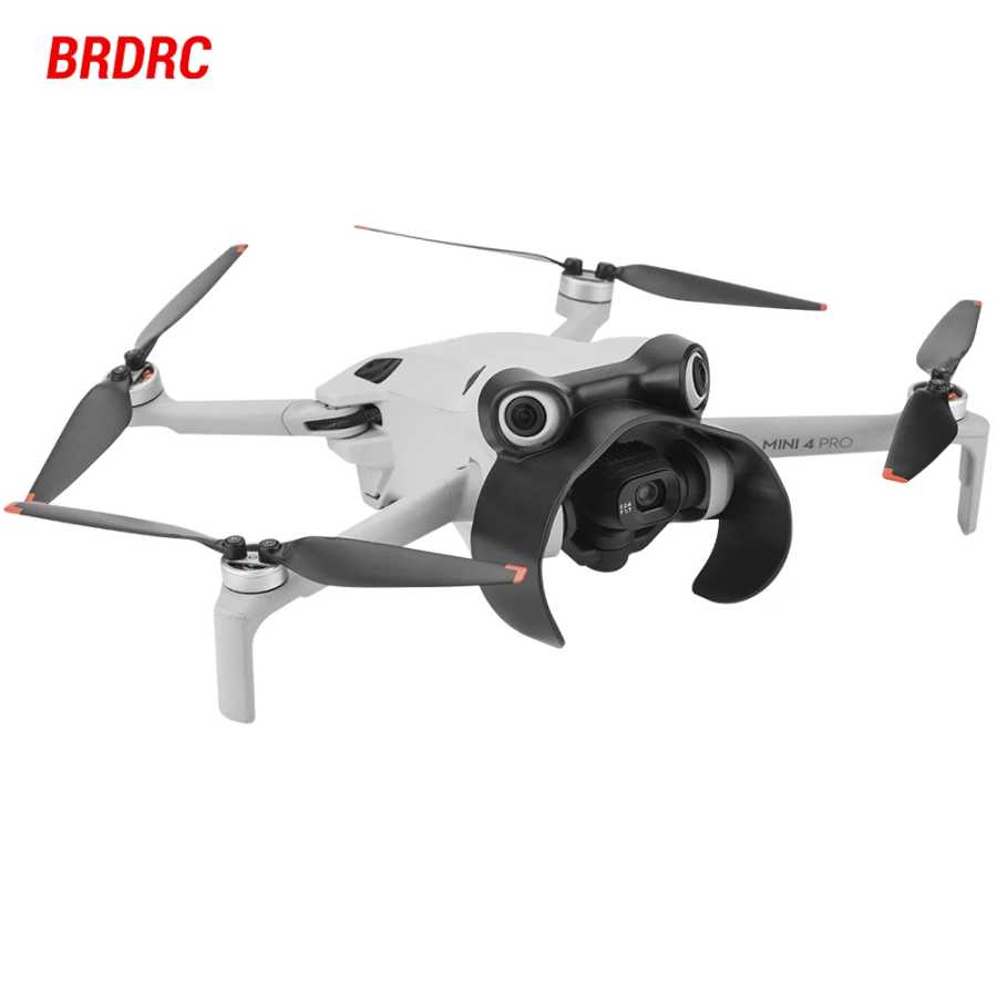 БДК для объектива камеры DJI MINI 4 PRO, солнцезащитный козырек, Антибликовая Защита объектива, карданный защитный легкий козырек, аксессуары для дрона Фото- и видеотехника