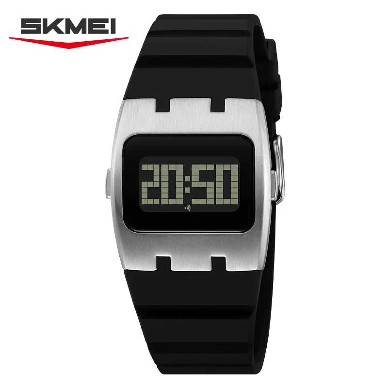 SKMEI 2415, хронограф, календарь, будильник, электронные часы, оригинальные водонепроницаемые светящиеся цифровые наручные часы для мужчин, мода Мужские часы