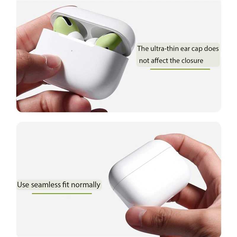 Фотография №4 товара Силиконовый чехол для Airpods Pro, подушечки для наушников Air Pods,