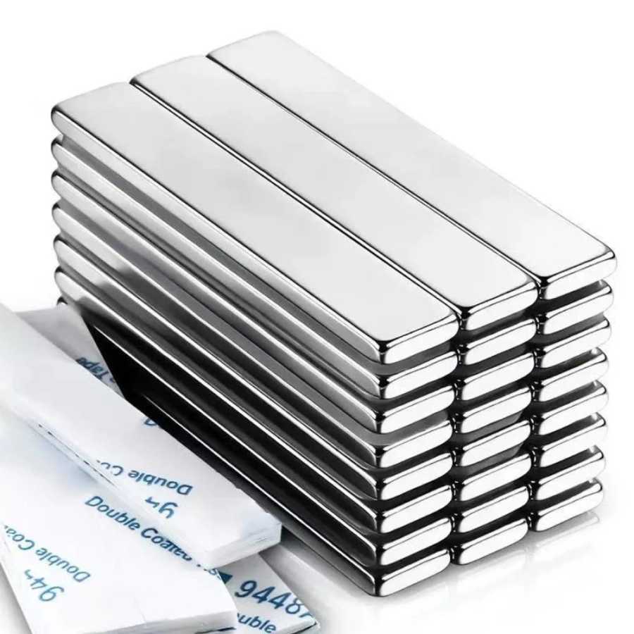 Магниты N52 40x10x2, 30x10x5, 40x10x5 сверхмощные, с двусторонней лентой, для электровелосипедов, мощные, для научных проектов, DIY, холодильников, электроники, дома, офиса Крепеж и скобяные изделия
