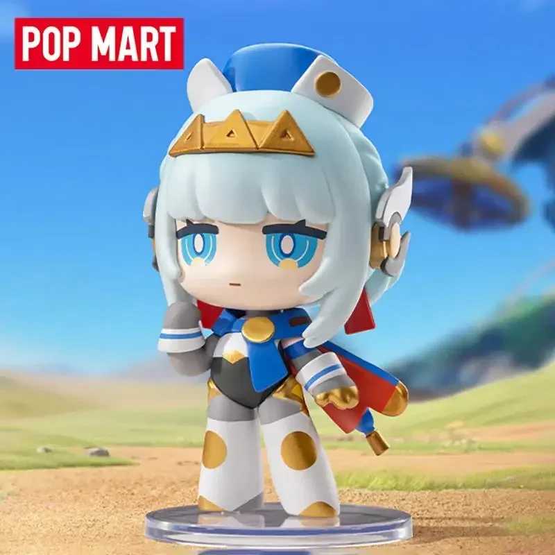 POP MART Genshin Impact Новогодний сбор Q версия Коллекционные фигурки Таинственная глухая коробка Домашний декор Игрушечная сумка Орнамент Модная слепая коробка