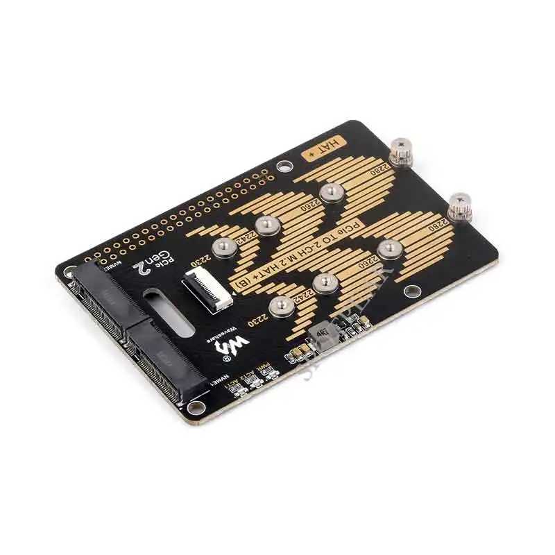 Фотография №2 товара Материнская плата Raspberry Pi 5 PCIe на 2CH M.2 NVMe