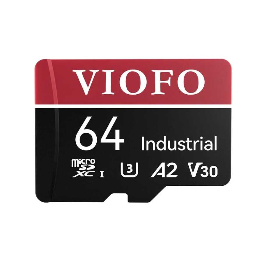 Карта памяти VIOFO промышленного класса MicroSD, U3 A2 V30, высокоскоростная, с адаптером Автоэлектроника