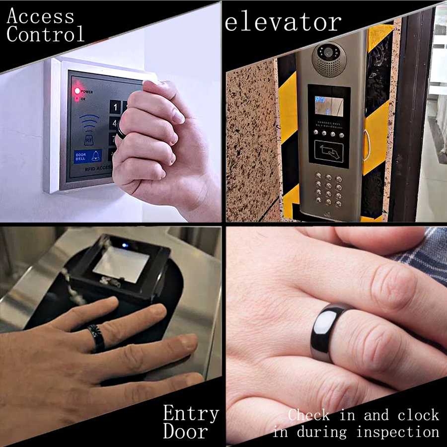 Фотография №2 товара 125 кГц RFID T5577 перезаписываемый чип керамическое кольцо для клонирования