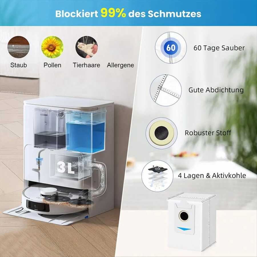 Фотография №2 товара (A25M) Комплект аксессуаров для робота-пылесоса Ecovacs Deebot T30S / T30S