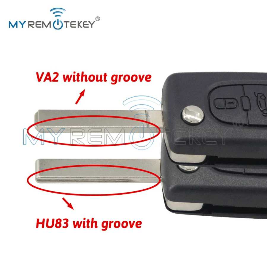 Фотография №3 товара Корпус для дистанционного ключа MYREMOTEKEY 2/3/4B для Peugeot 207 307