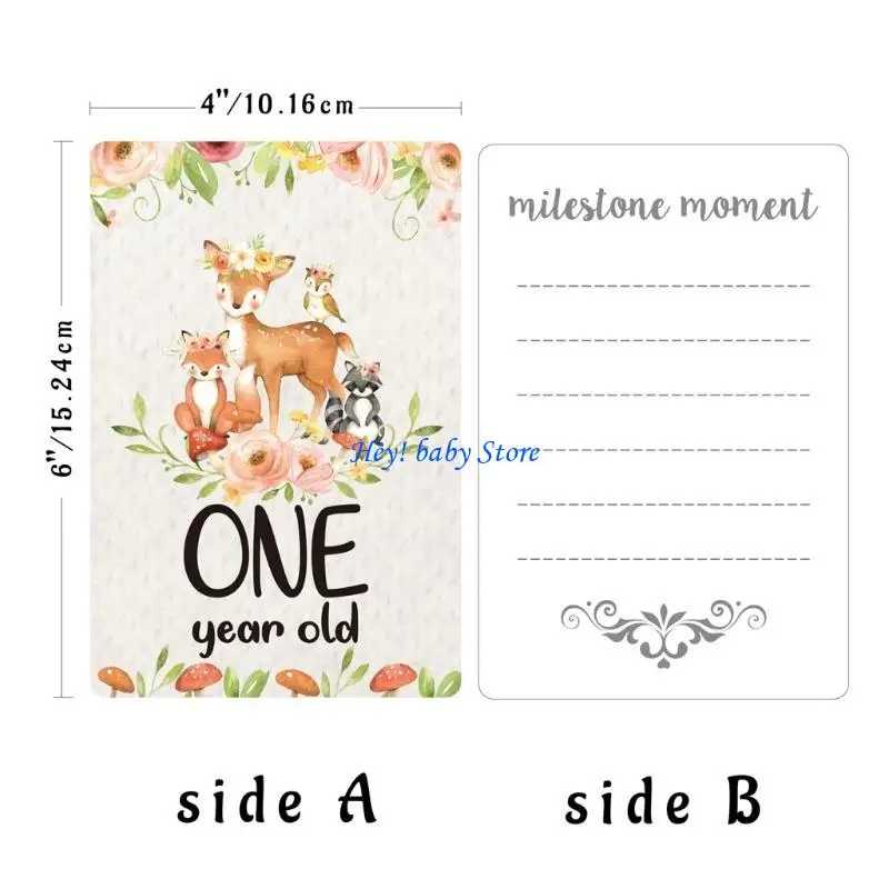 Фотография №5 товара Q1FE 12 PCS MOND MONCE CARDS BABY PHOTYMENTONE MIRESTONE Мемориал
