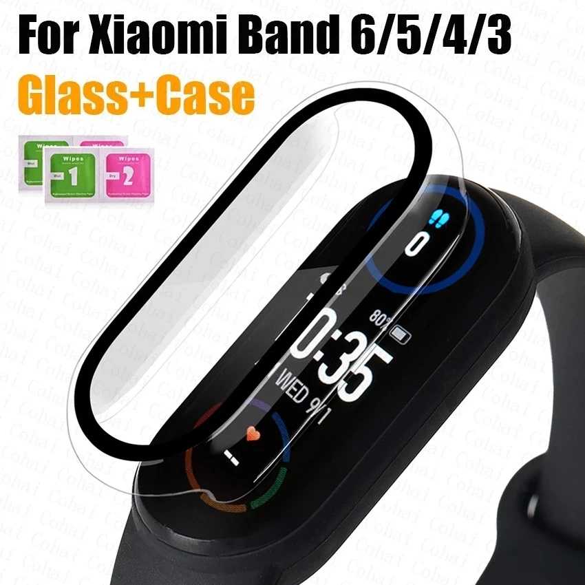 Фотография №5 товара Защитная пленка для экрана, мягкое стекло для Xiaomi mi band