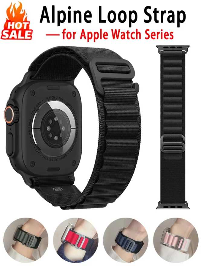 Фотография №1 товара Альпийская петля для Apple Watch ultra 3 2 ремешка 49