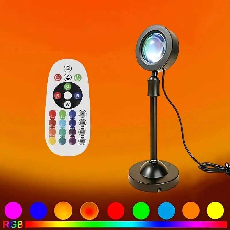 Фотография №4 товара 16-цветный RGB окружающий свет Светодиодный ночник проекционный свет с дистанционным