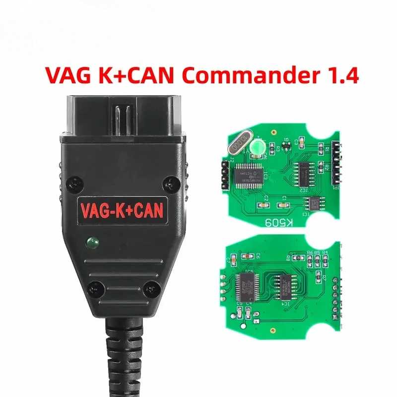 Кабельный сканер VAG K + CAN Commander 1,4 FTDI PIC18F25K80 obd2 OBDII VAG 1,4 для диагностического сканера VW/AUDI Инструмент для ремонта автомобилей